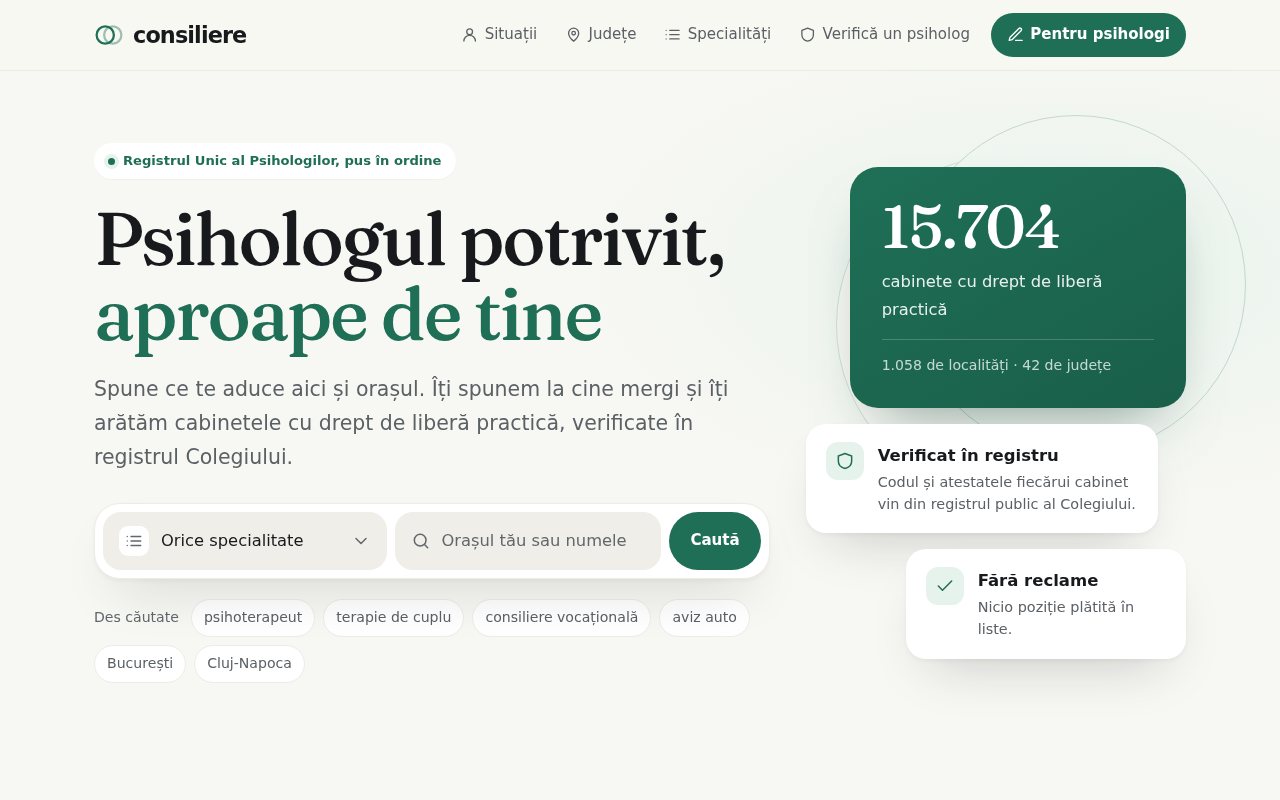 Consiliere