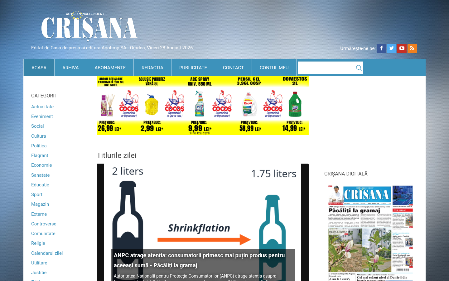 Site analizat