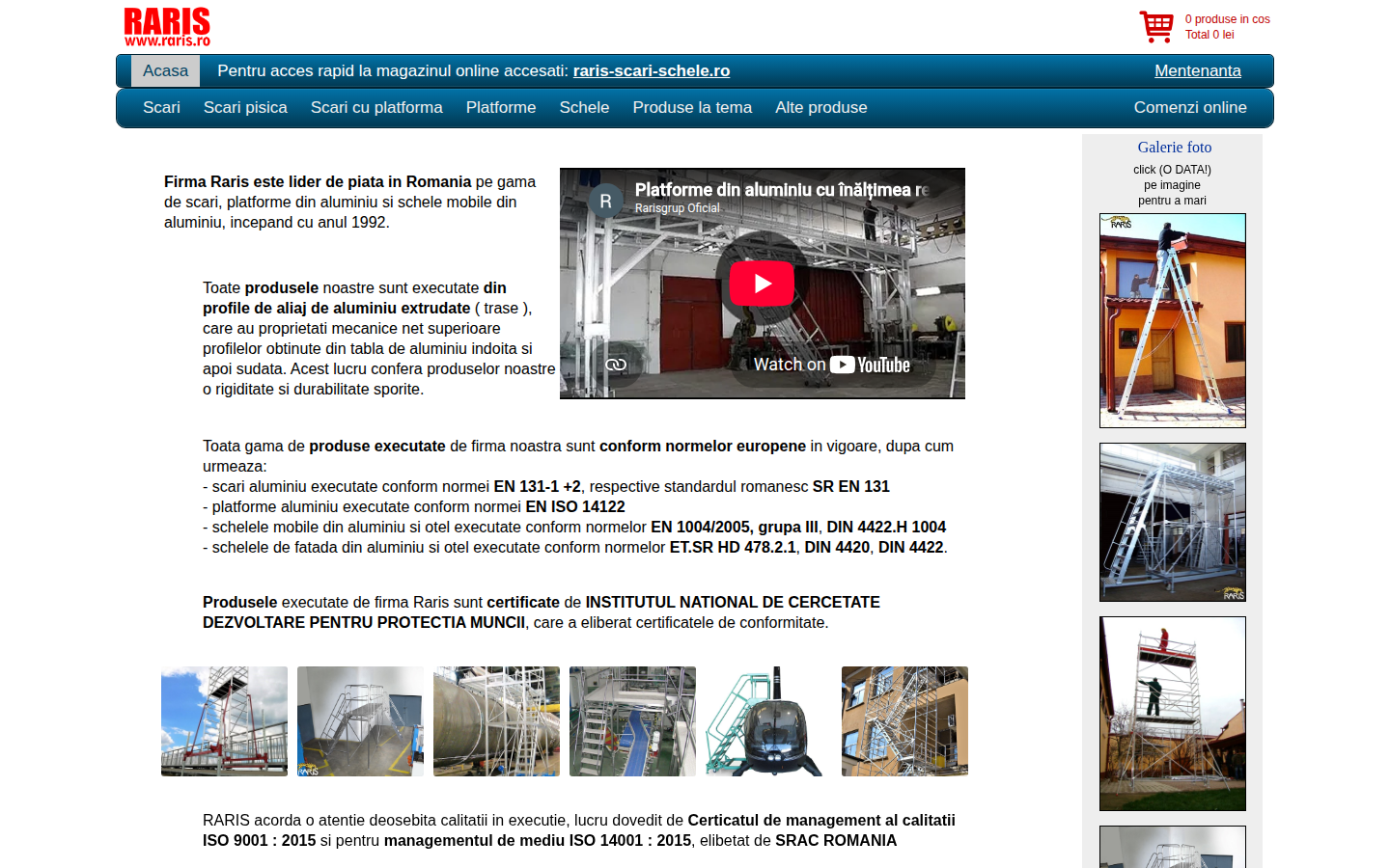 Site analizat